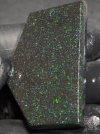 75,5 ct - Grote natuurlijke Andamooka zwarte opaal, intense