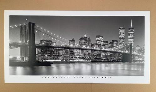 Henri Silberman - Brooklyn Bridge New York USA - Artprint -, Antiek en Kunst, Kunst | Tekeningen en Foto's