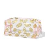 HEMA Etui 20x8.5cm bloemenprint goud roze, Verzenden, Nieuw