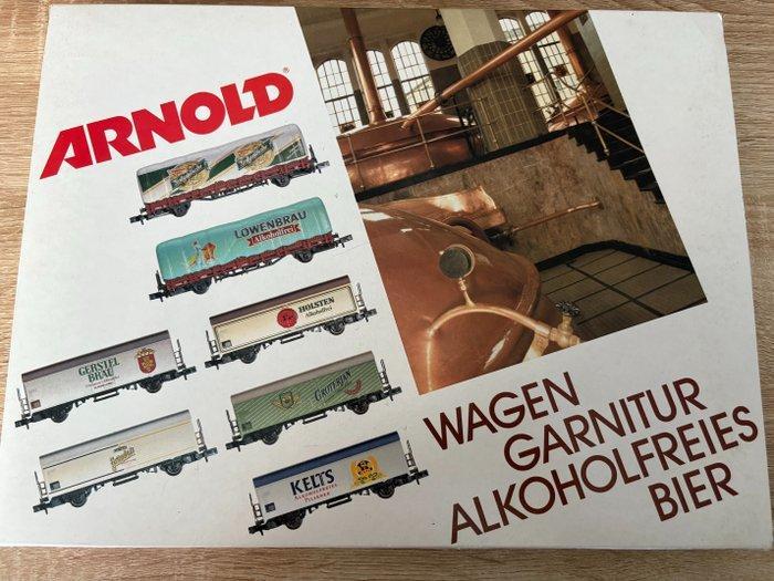Arnold N - Modeltrein goederenwagonset (1) - N-schaal, Hobby en Vrije tijd, Modeltreinen | N-Spoor
