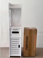 Slanke Badkamerkast met Deur – Compacte Opbergkast 81 cm, Verzenden, Nieuw