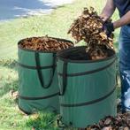 TRUUSK Tuinzak 2x160L Waterdicht Tuinafvalzak Met Ritssluiti, Huis en Inrichting, Woonaccessoires | Prullenbakken, Verzenden, Nieuw