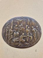 Noord-Italië / Het oordeel van Salomo - Plaquette - Brons, Antiek en Kunst
