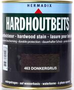 Hermadix Hardhoutbeits Donkergrijs 463 750 ml, Doe-het-zelf en Verbouw, Verf, Beits en Lak, Nieuw, Verzenden