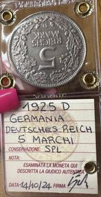 Duitsland, Weimar Republiek 5 Reichsmark 1925 D