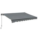 Zonnescherm / Luifel - 250 x 200 cm - Donkergrijs - Incl. Be, Verzenden, Nieuw