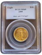 Gouden American Eagle 1/4 oz 1999 PCGS MS69 gecertificeerd, Postzegels en Munten, Munten | Amerika, Verzenden, Midden-Amerika
