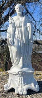 Beeldje - Porseleinen Biscuit Beeld St. Joseph - Biscuit