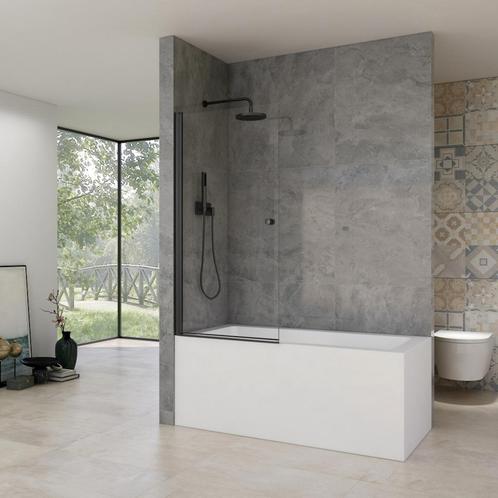 Badwand Van Rijn ST02 Klapwand 80x150 cm Helder Glas 6 mm, Doe-het-zelf en Verbouw, Sanitair, Bad, Nieuw, Ophalen of Verzenden
