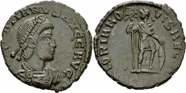 Roemisches Kaiserreich Gratianus Centenionalis Arles 367-..., Postzegels en Munten, Munten | Europa | Niet-Euromunten, Verzenden