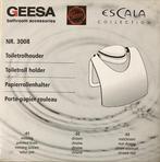 Geesa - Geesa Escala Toiletrolhouder+klep, Ophalen of Verzenden, Nieuw