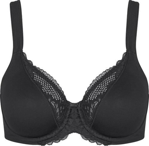 Triumph Maat 90D Modern Lace+Cotton W Vrouwen Beha - BLACK, Kleding | Dames, Ondergoed en Lingerie, Verzenden
