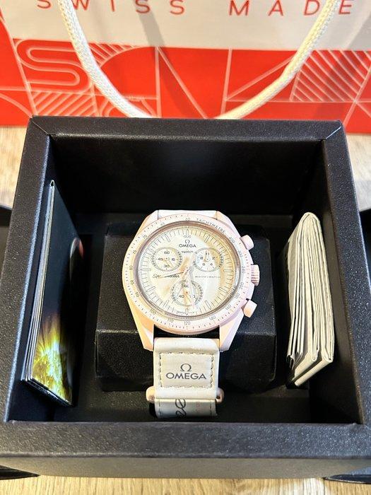 Omega x Swatch - MoonSwatch - Mission to Venus - Zonder, Sieraden, Tassen en Uiterlijk, Horloges | Heren