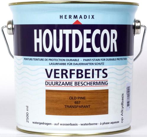 Houtdecor Verfbeits Transparant Old Pine 657 2,5 liter, Doe-het-zelf en Verbouw, Verf, Beits en Lak, Nieuw, Ophalen of Verzenden