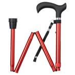 Wandelstok opvouwbaar - Rood, Diversen, Verpleegmiddelen, Ophalen of Verzenden, Nieuw