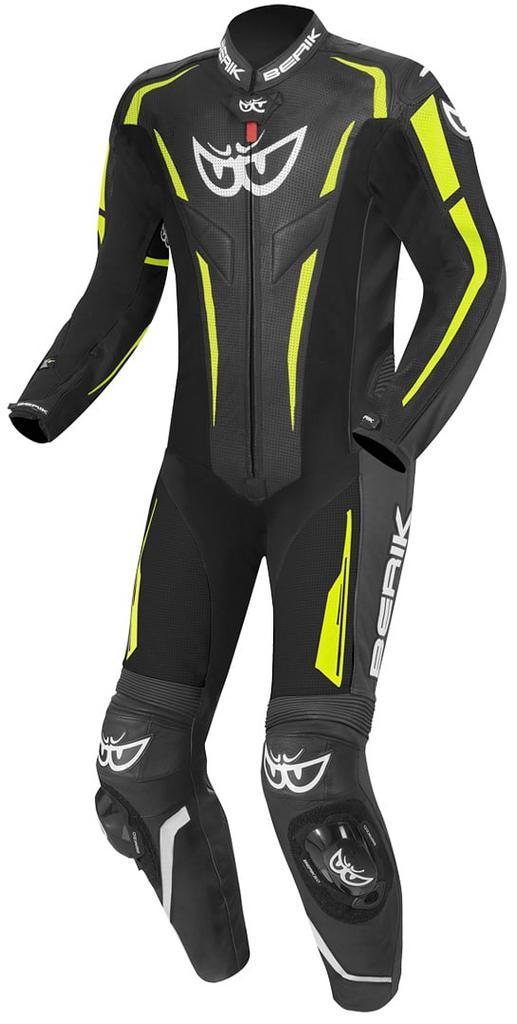 Berik RSF-Teck Perforated Zwart Geel 1-Delig Motorpak, Motoren, Kleding | Motorkleding, Heren, Nieuw met kaartje, Overall, Verzenden