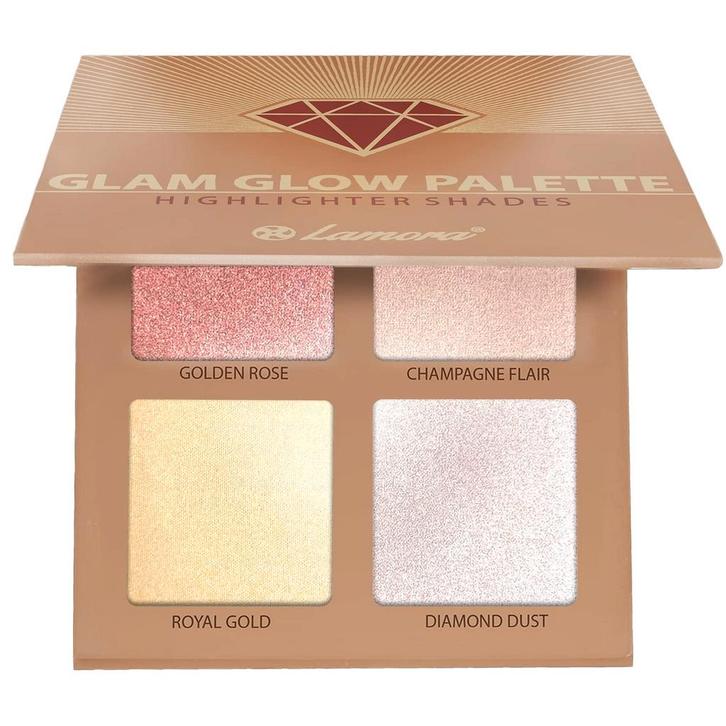 Radiant Glow Highlighter Palette - 4 Schitterende Tinten, Huis en Inrichting, Lampen | Overige, Nieuw, Verzenden
