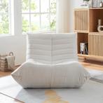 Relaxstoel Kodsø lounge fauteuil 75x90x100 cm microvezel bei, Huis en Inrichting, Fauteuils, Verzenden, Nieuw