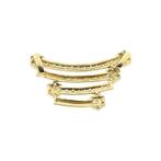 Gouden fantasie hanger met zirconia; Altinbas, Sieraden, Tassen en Uiterlijk, Bedels, Ophalen of Verzenden, Gebruikt, Goud, Overige merken