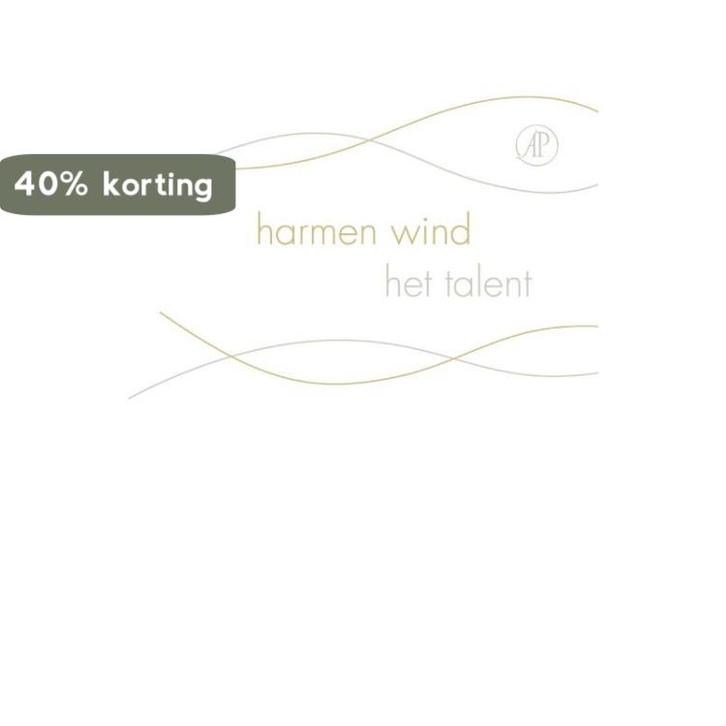 Het Talent 9789029565929 Harmen Wind, Boeken, Romans, Zo goed als nieuw, Verzenden