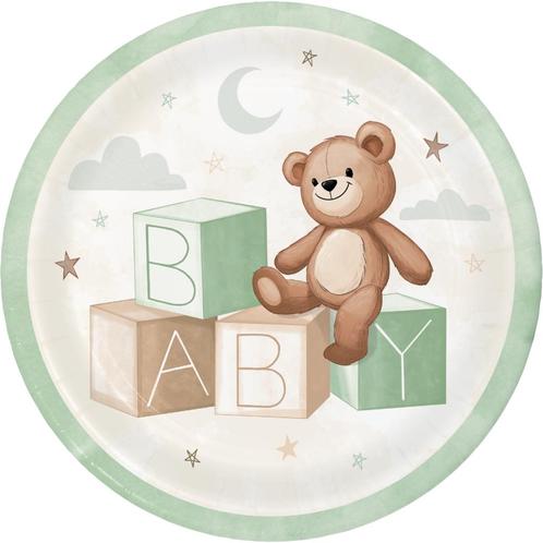 Borden Teddy Beer Baby 23cm 8st, Hobby en Vrije tijd, Feestartikelen, Nieuw, Verzenden