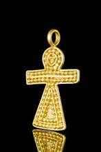 Fenicisch Gouden stijl hanger van godin Tanit, Sieraden, Tassen en Uiterlijk, Antieke sieraden