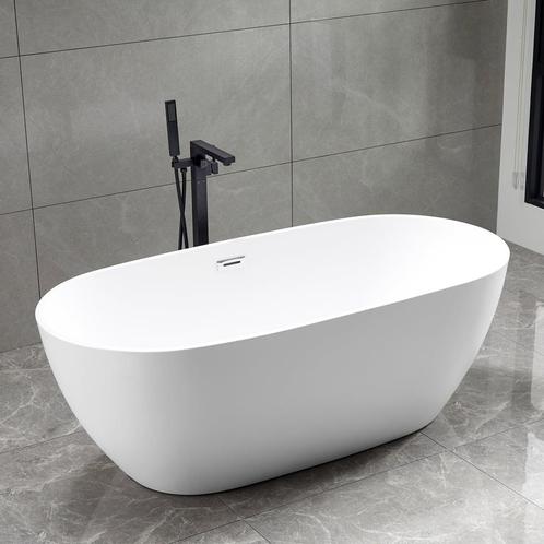 Vrijstaand bad Silvan 170x81x58cm mat wit, Doe-het-zelf en Verbouw, Sanitair, Verzenden