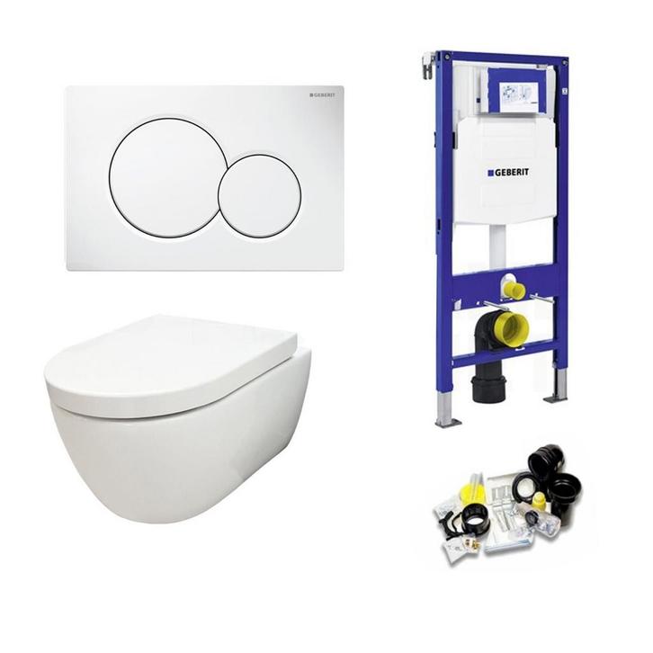 Geberit UP320 Toiletset Sani Royal Standaard Rimfree 55 cm, Doe-het-zelf en Verbouw, Sanitair
