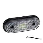LED markeringslicht wit | 12-24v | 50cm. kabel, Nieuw