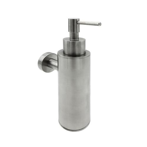 Zeepdispenser Hotbath Cobber Wandmodel Geborsteld Nikkel, Doe-het-zelf en Verbouw, Sanitair, Bad, Nieuw, Chroom, Ophalen of Verzenden