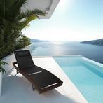 Wicker ligbed Moana - bruin mix, Tuin en Terras, Verzenden, Nieuw