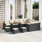 vidaXL Tuin Sofa Set 13 pcs Zwart poly rattan, Verzenden, Nieuw