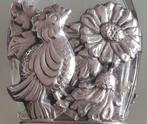 Parfumfles (2) - Glas, sterling zilver - Punzoneren -, Antiek en Kunst