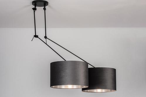 Rietveld Hanglampen - Zwart, Antraciet Donkergrijs, Grijs, Z, Huis en Inrichting, Lampen | Hanglampen, Verzenden