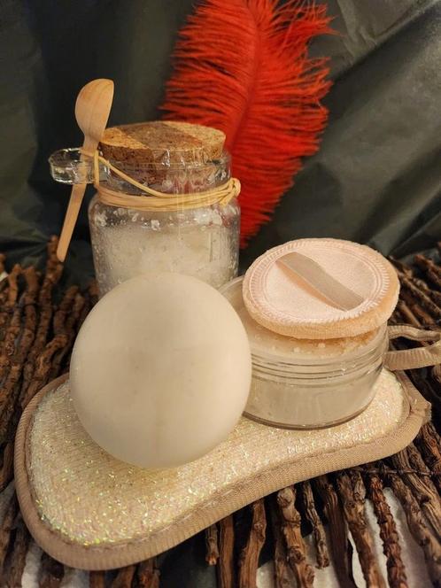 Body scrub - body block - body powder - div geuren, Sieraden, Tassen en Uiterlijk, Uiterlijk | Lichaamsverzorging, Verzenden