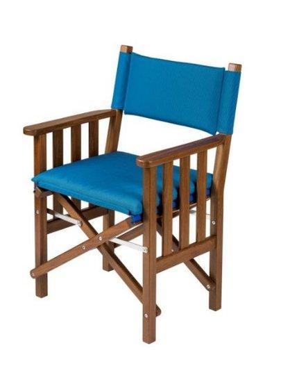 Regisseursstoel II met Forza blauw kussens deluxe - ongeo..., Watersport en Boten, Accessoires en Onderhoud, Verzenden