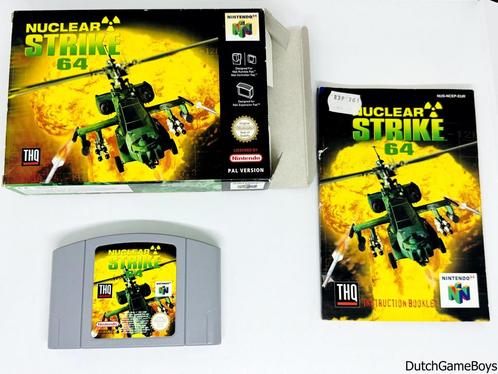 Nintendo 64 / N64 - Nuclear Strike 64 - EUR, Spelcomputers en Games, Games | Nintendo 64, Gebruikt, Verzenden
