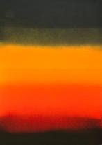 Anton Kaestner - #282 - L -  Hommage à Rothko - Orange et, Antiek en Kunst