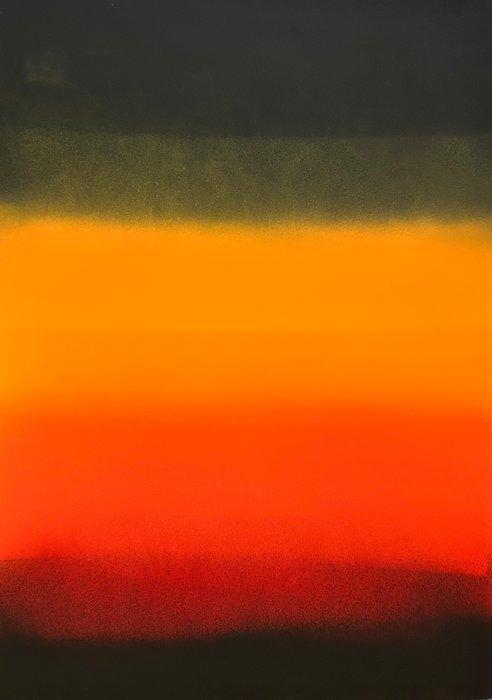 Anton Kaestner - #282 - L -  Hommage à Rothko - Orange et, Antiek en Kunst, Kunst | Schilderijen | Modern