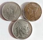 België. Lot 2 x 20 Francs 1934 fl A et B / 50 Francs FR 1949