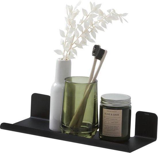 Tiger Colar - Planchet 30 cm - Zonder te boren - Zwart, Huis en Inrichting, Badkamer | Badtextiel en Accessoires, Verzenden