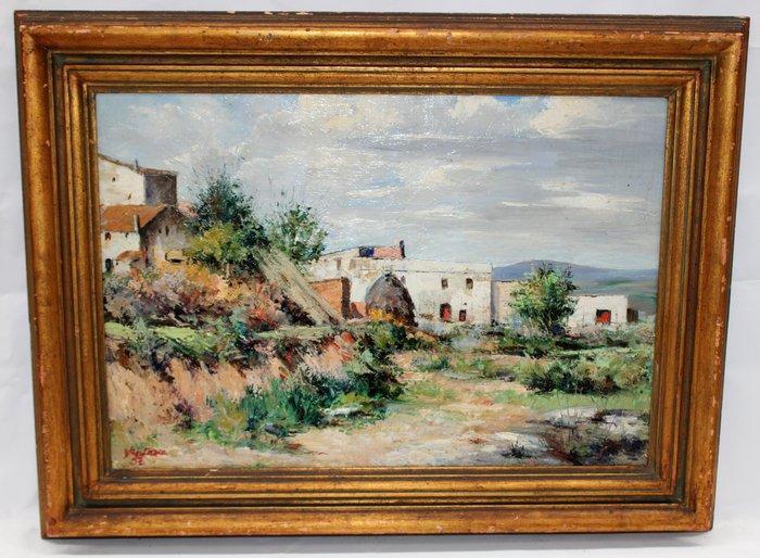Josep Ventosa Domènech (1897-1982) - Un rincón de mallorca, Antiek en Kunst, Kunst | Schilderijen | Klassiek