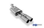 FOX Audi A4 B5 - voorwielaangedreven einddemper 76mm - 2x80, Verzenden, Nieuw