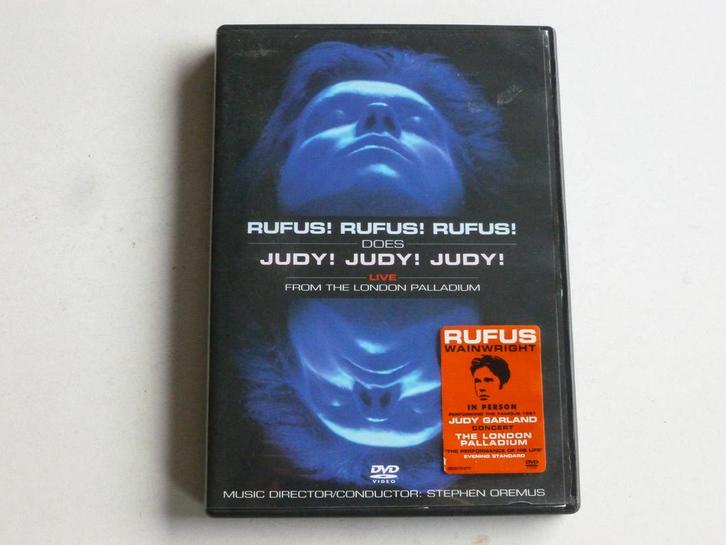 Rufus Wainwright - Rufus! Rufus! Rufus! does Judy! Judy! Jud, Cd's en Dvd's, Dvd's | Muziek en Concerten, Zo goed als nieuw, Verzenden