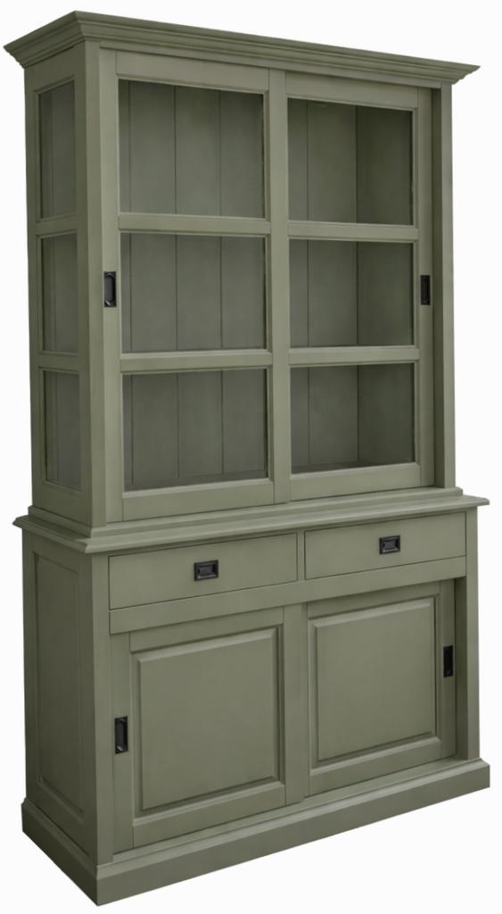 Buffetkast olijfgrijs - olijfgrijs Putten 120 x 220cm, Huis en Inrichting, Kasten | Buffetkasten, Ophalen of Verzenden