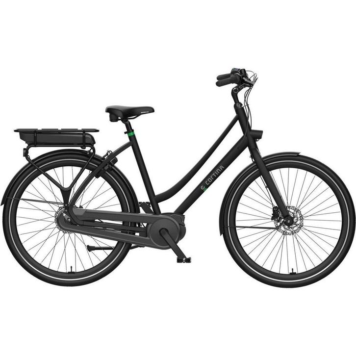 Cortina E-Tide D Bosch Motor 400Wh Jet Black Matt Dames 2026, Fietsen en Brommers, Fietsen | Dames | Damesfietsen, Nieuw, Overige merken