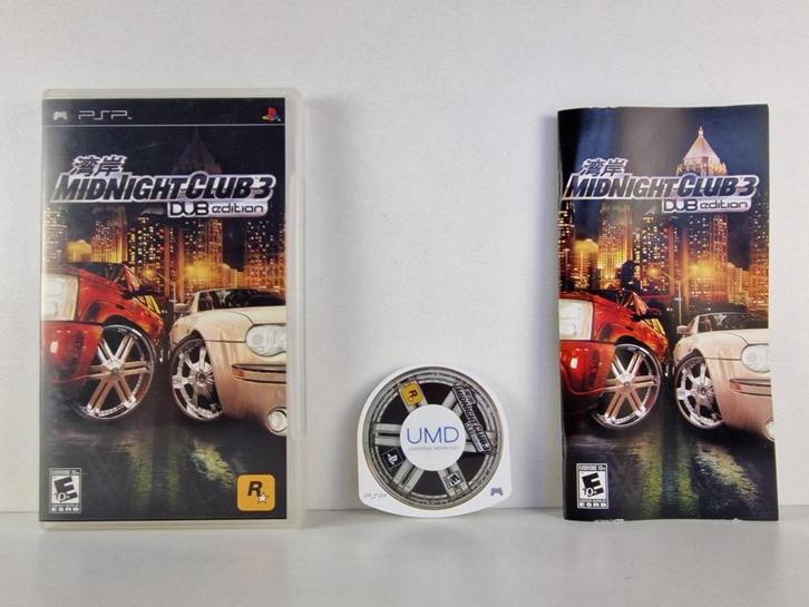 Midnight Club 3 Dub Edition USA Morgen in huis! (PSP), Spelcomputers en Games, Games | Sony PlayStation Portable, Zo goed als nieuw