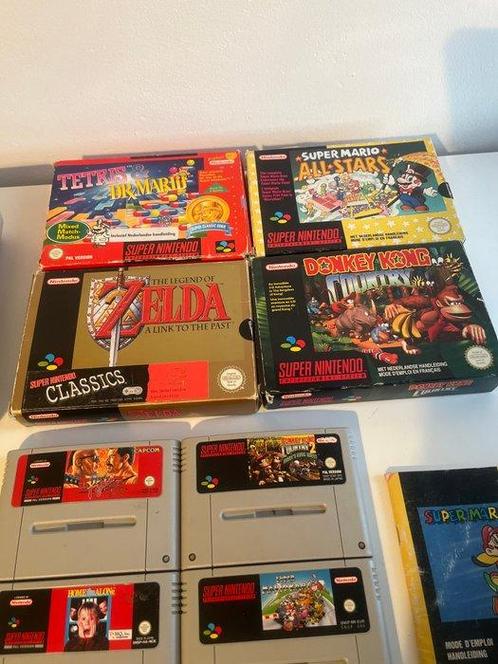 Nintendo - Snes - Super Nintendo / 2 controllers compleet, Spelcomputers en Games, Spelcomputers | Overige Accessoires