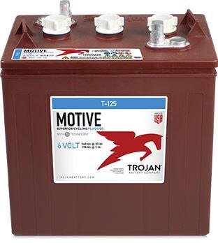 Trojan T-125 Deep-Cycle accu 6 volt 240 ah, Zakelijke goederen, Machines en Bouw | Heftrucks en Intern transport, Ophalen of Verzenden