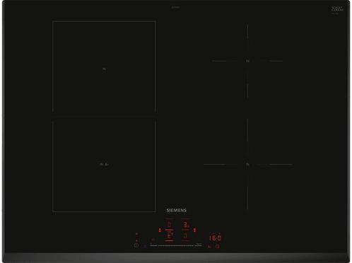 Siemens - Inductie Kookplaat - Zwart, Witgoed en Apparatuur, Kookplaten, Inductie, Nieuw, 4 kookzones, Verzenden